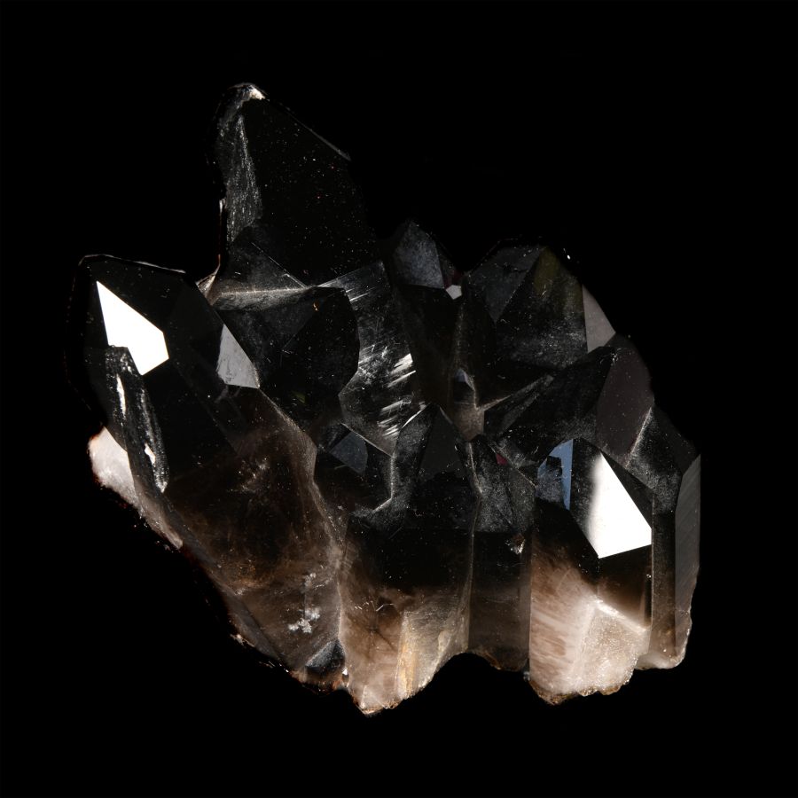Natural History - Historic 'Mount Ida, U.S.A.' Smokey Quartz Crystal Specimen