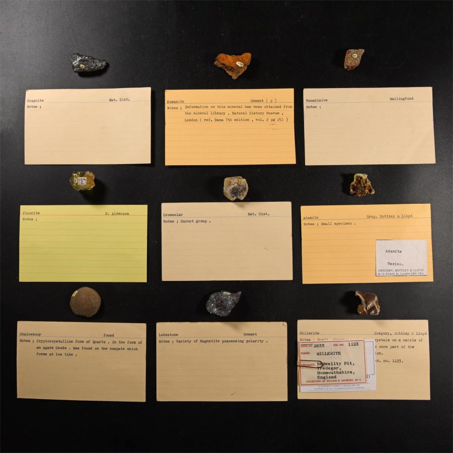 Natural History - Historic Mineral Specimen Collection