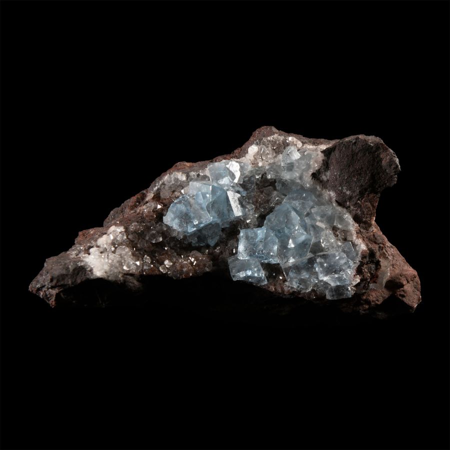 Natural History - Historic 'Beckermet Mine, Cumbria' Spectacular Fluorite on Hematite Mineral Specimen