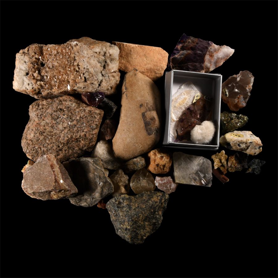 Natural History - Mixed Mineral Specimen Group