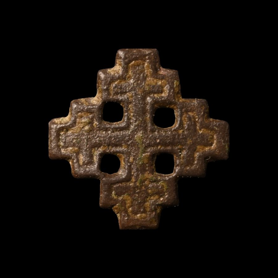 Medieval Bronze Knight's Holy Sepulchre Badge