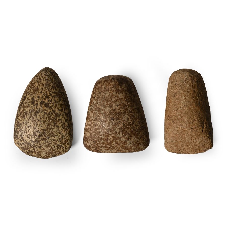 Stone Age Speckled Stone Axehead Group