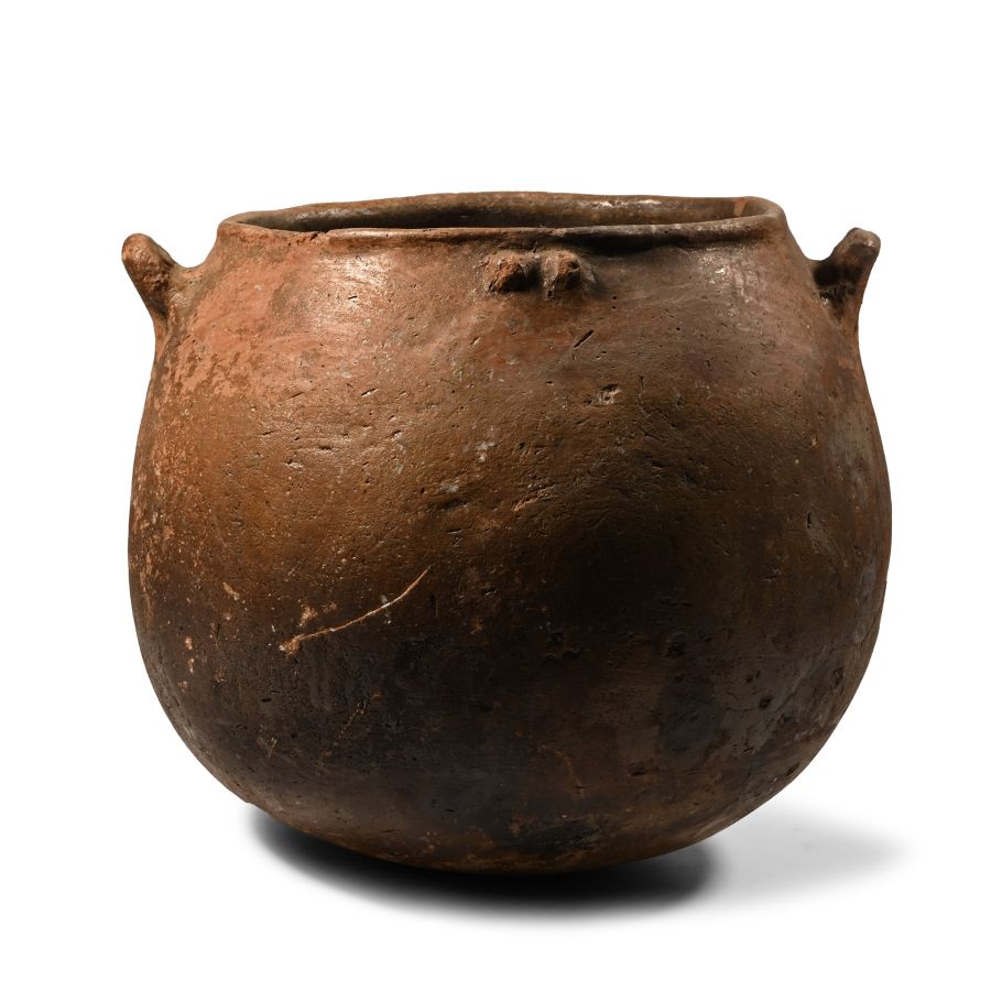 Very Large Cypriot Red Burnished Ware Cooking Pot