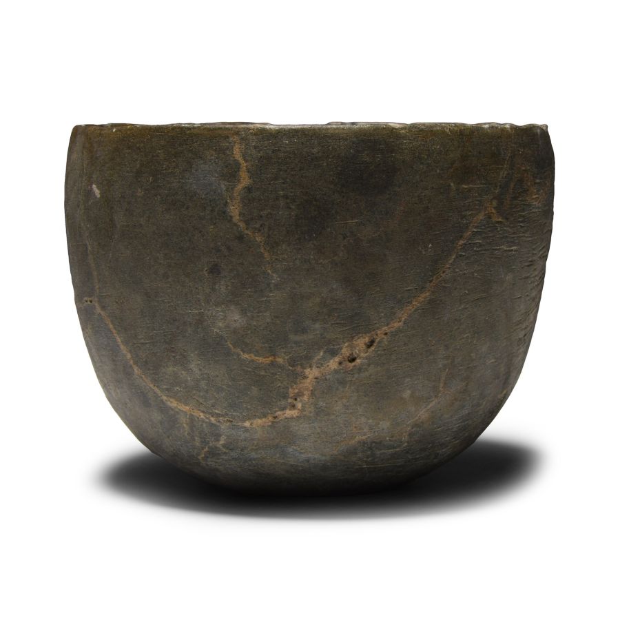 Western Asiatic Grey Stone Mortar