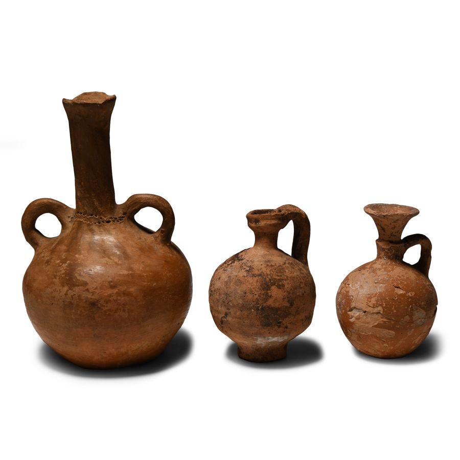 Cypriot Terracotta Flask Group