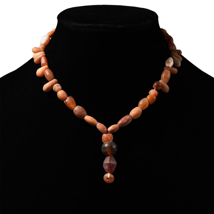 Western Asiatic Stone Bead Necklace String