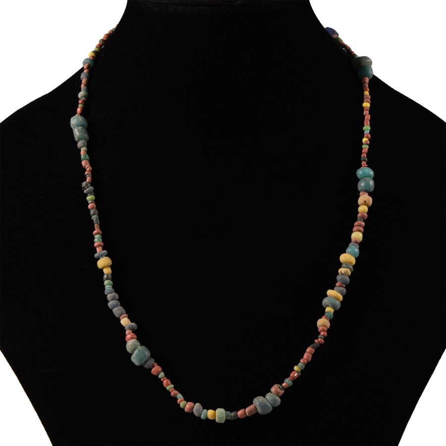 Western Asiatic Glass and Other Bead Necklace String