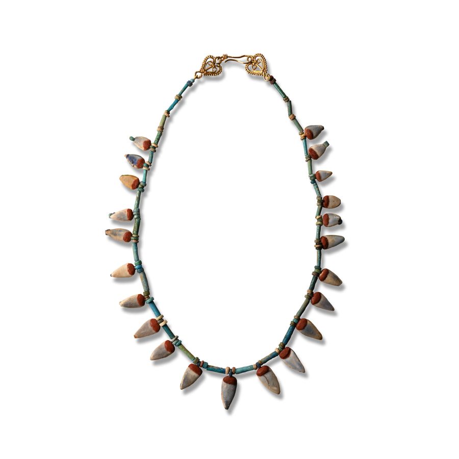Egyptian Amarna Period Beaded Fruit Necklace