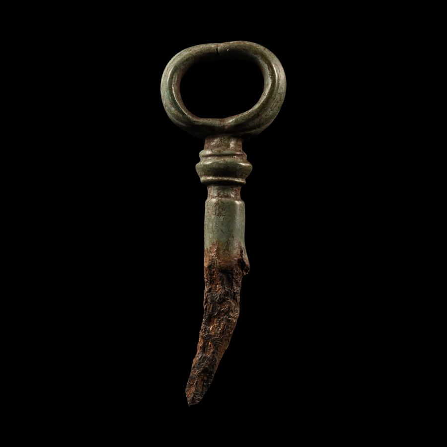 Iron Age Celtic Bronze Lynch Pin Terminal