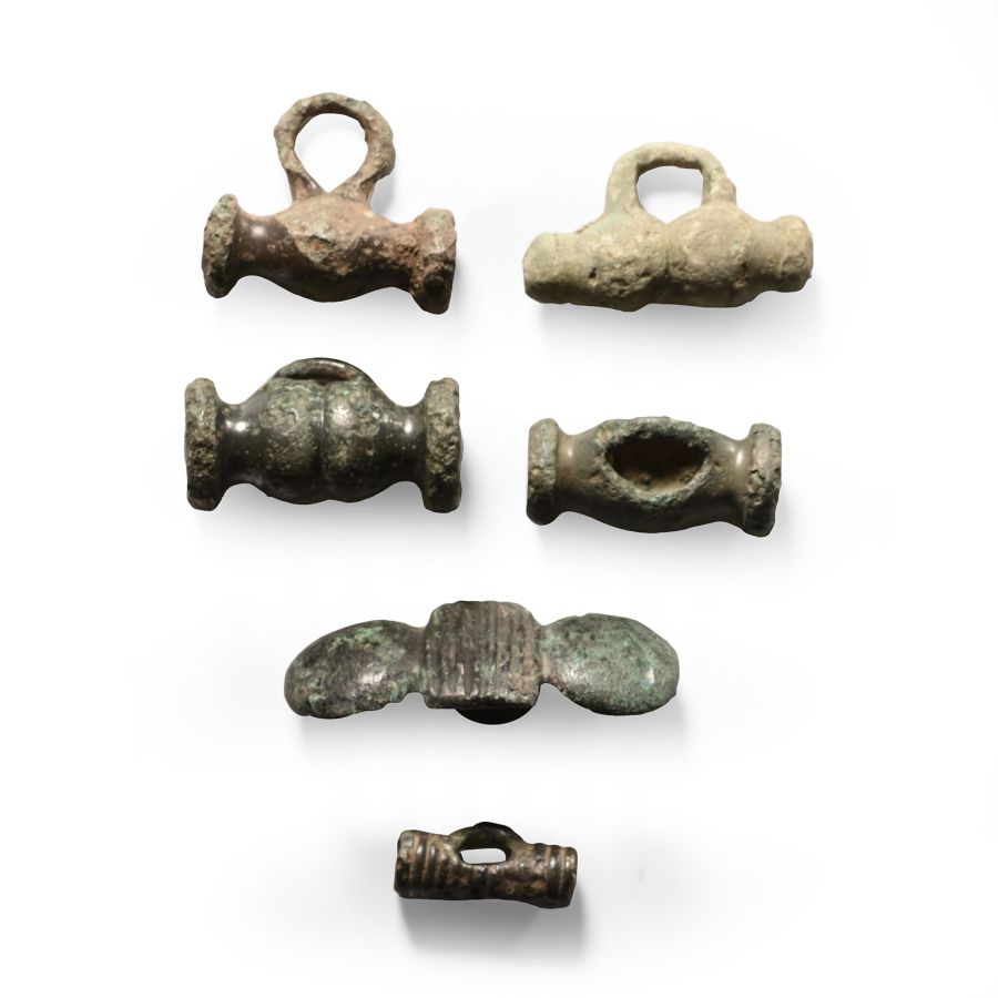 Iron Age Celtic 'Published' Bronze Clothes Toggle Collection