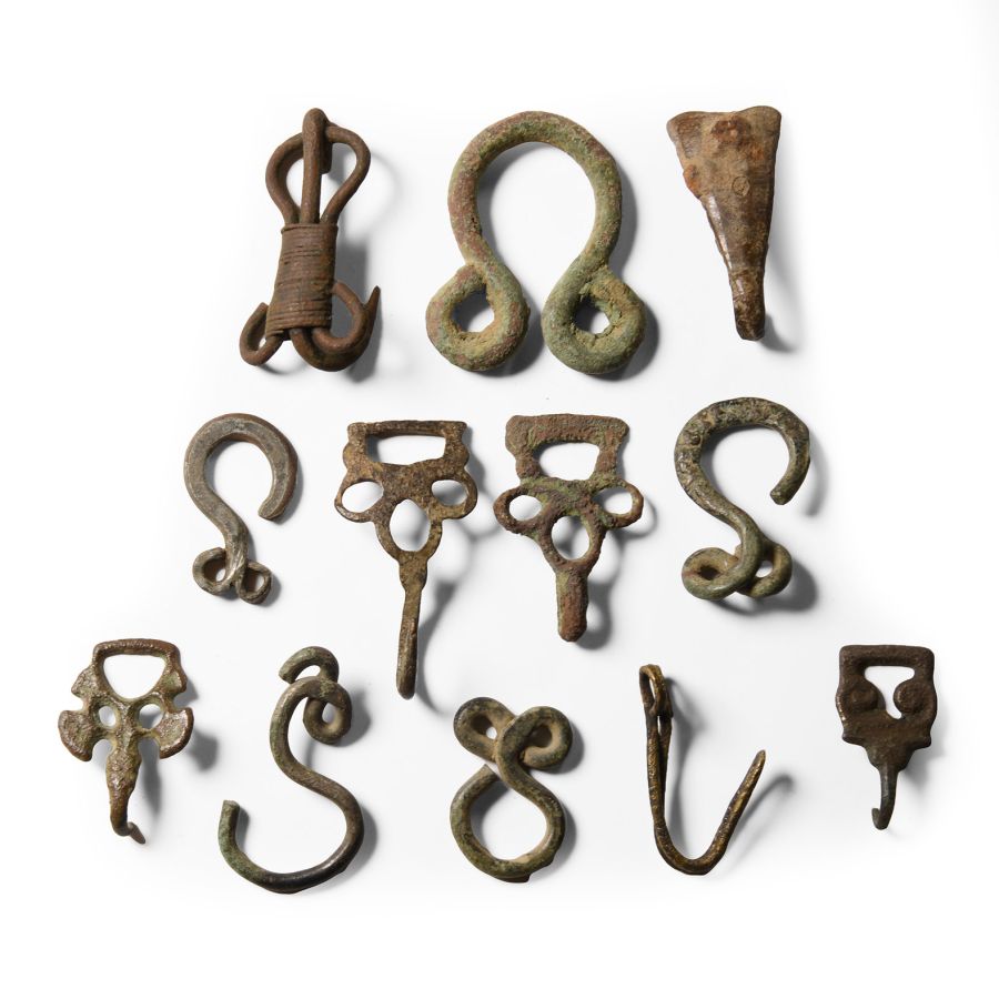 Tudor 'Published' Bronze Clothes Fastener Collection