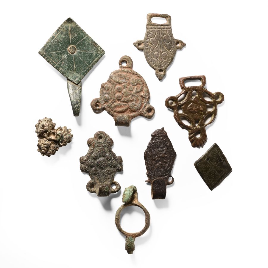 Medieval and Tudor 'Published' Bronze Clothes Fastener Collection
