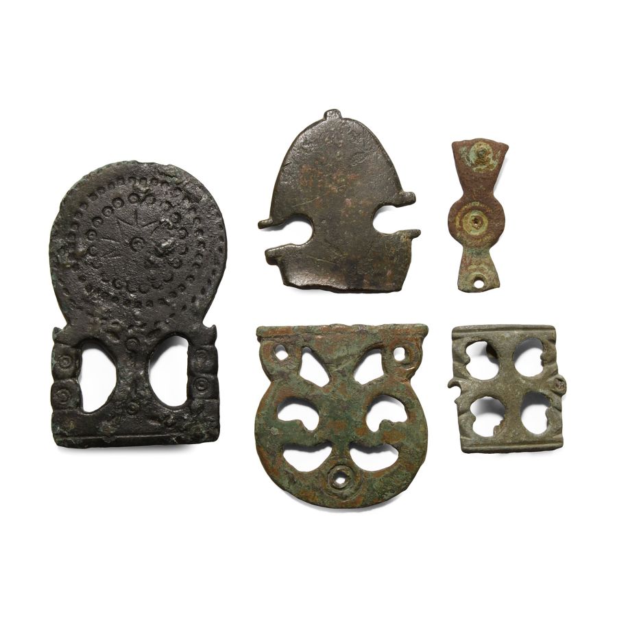 Roman Bronze Military Belt Mount Collection