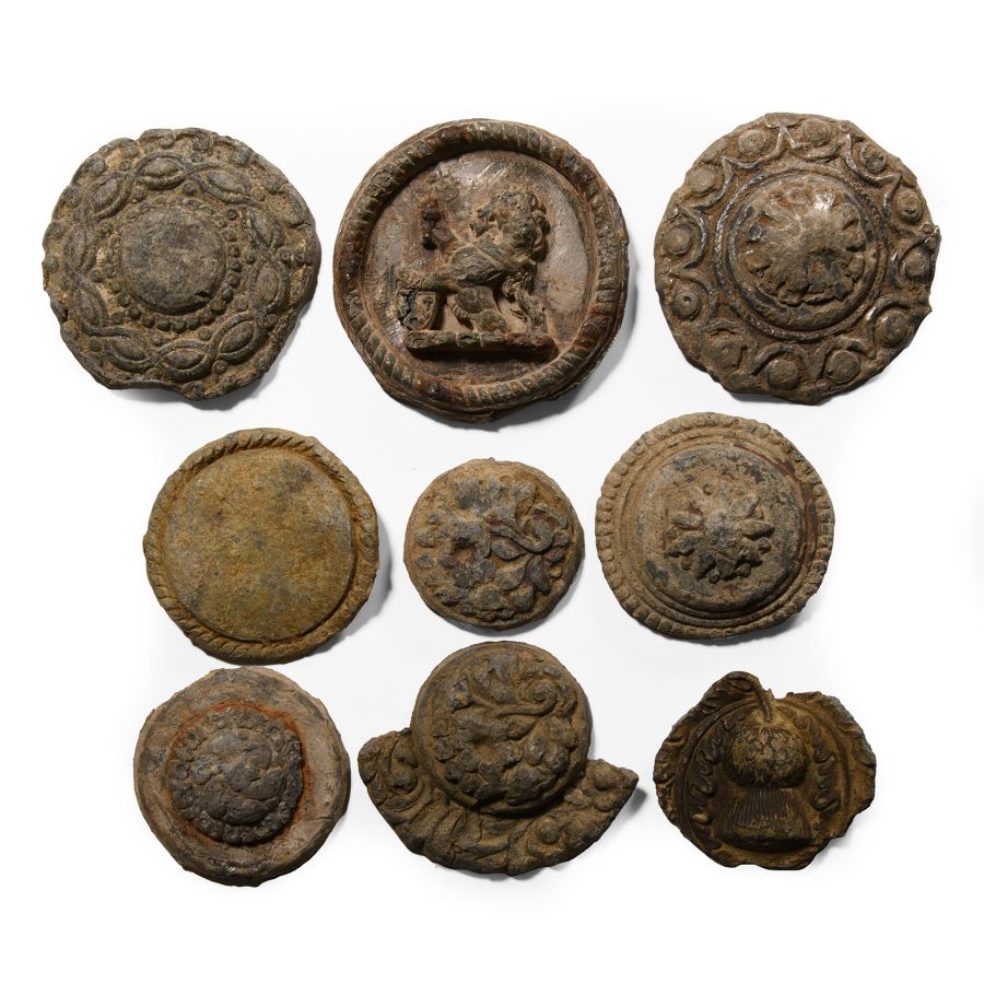 Post Medieval Pewter Horse Harness Mount Collection
