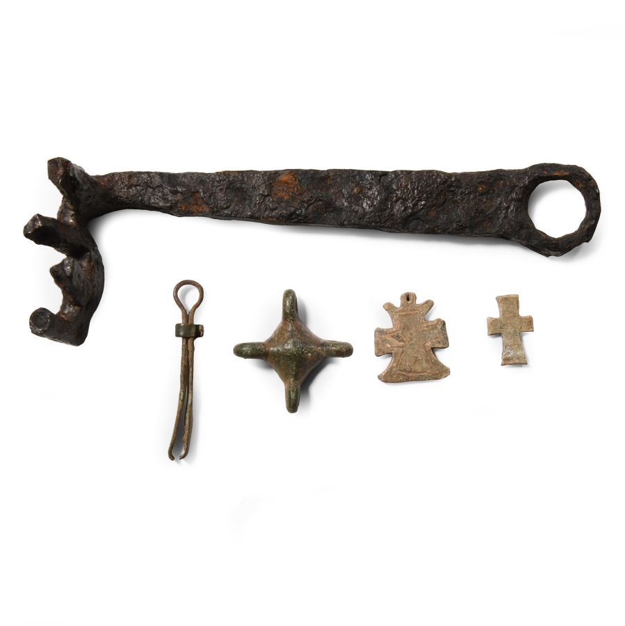 Saxon Lead and Other Artefact Collection