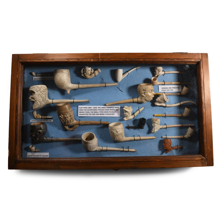 Cased Georgian and Later Clay Pipe Collection