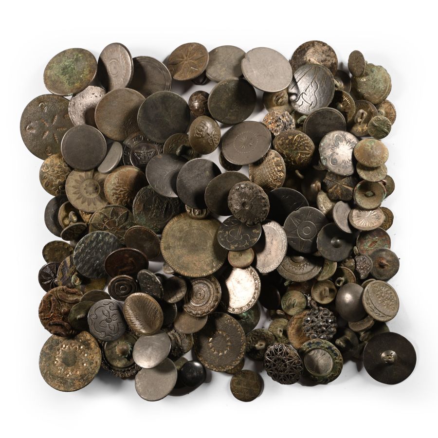 Post Medieval Mixed Bronze Button Collection