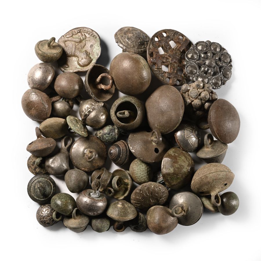Post Medieval Mixed Bronze Button Collection