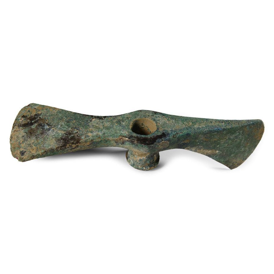 Large Luristan Bronze Adze-Axehead