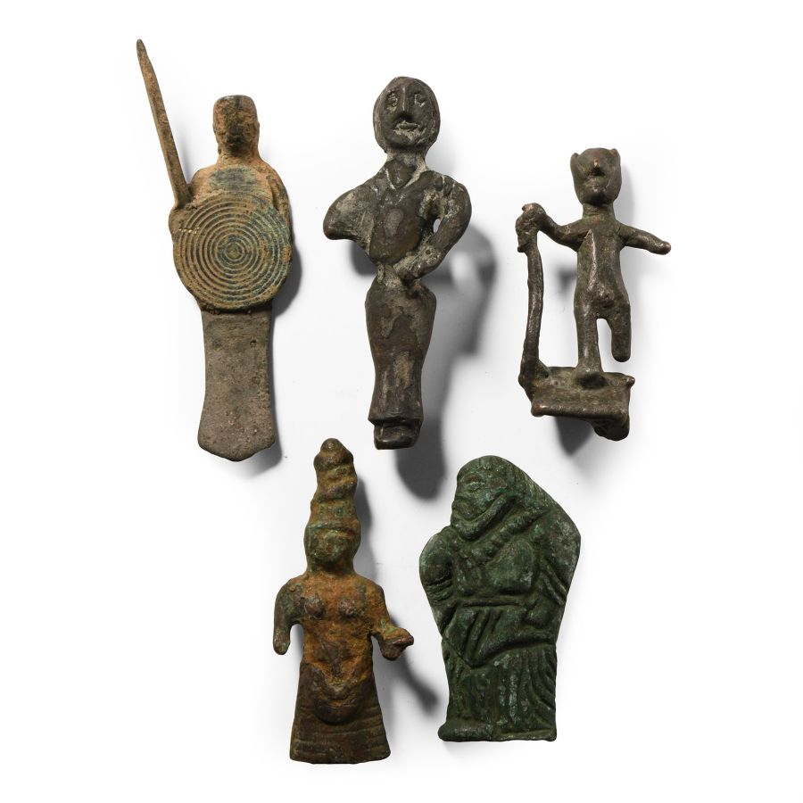 Bronze Figurine Group