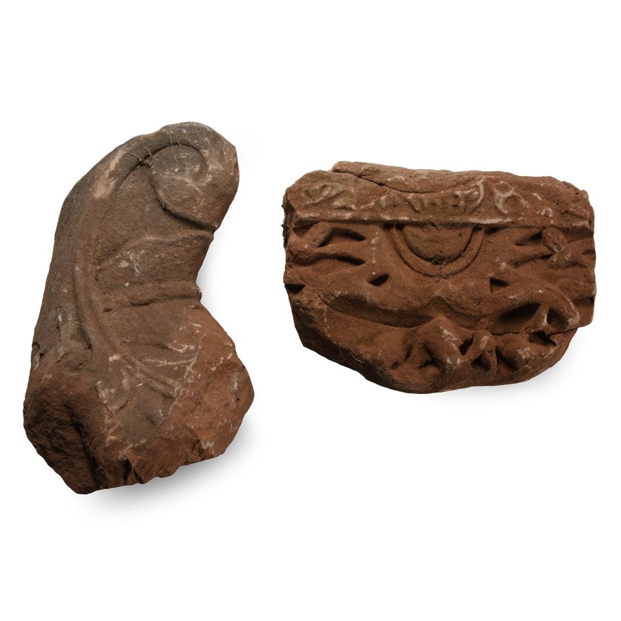 Western Asiatic Red Standstone Fragment Group
