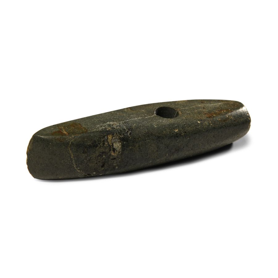 Stone Age Drilled Green Stone Axe from Lake Constance