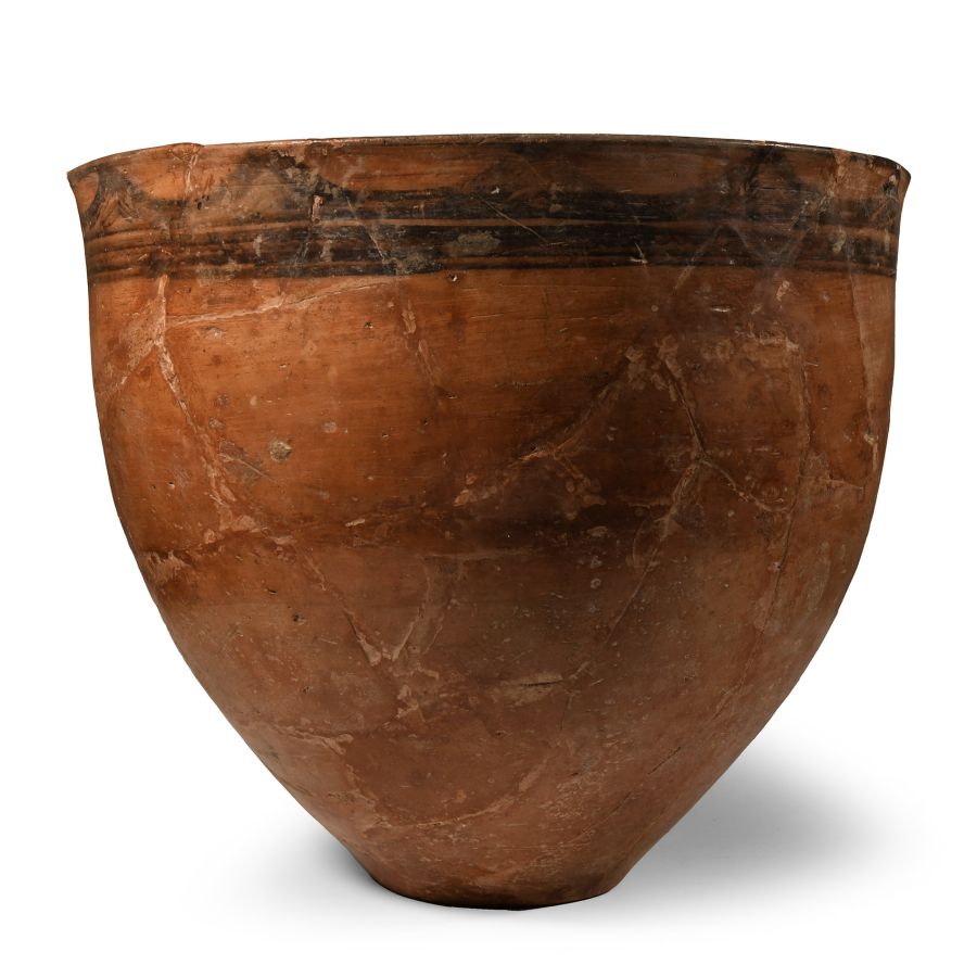 Very Large Elamite Terracotta Storage Vessel