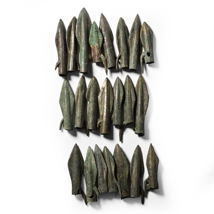 Scythian Bronze Arrowhead Collection