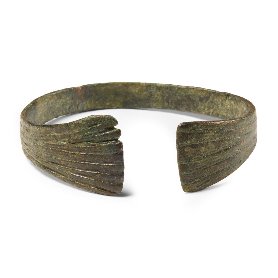 Viking Period Bronze Decorated Bracelet