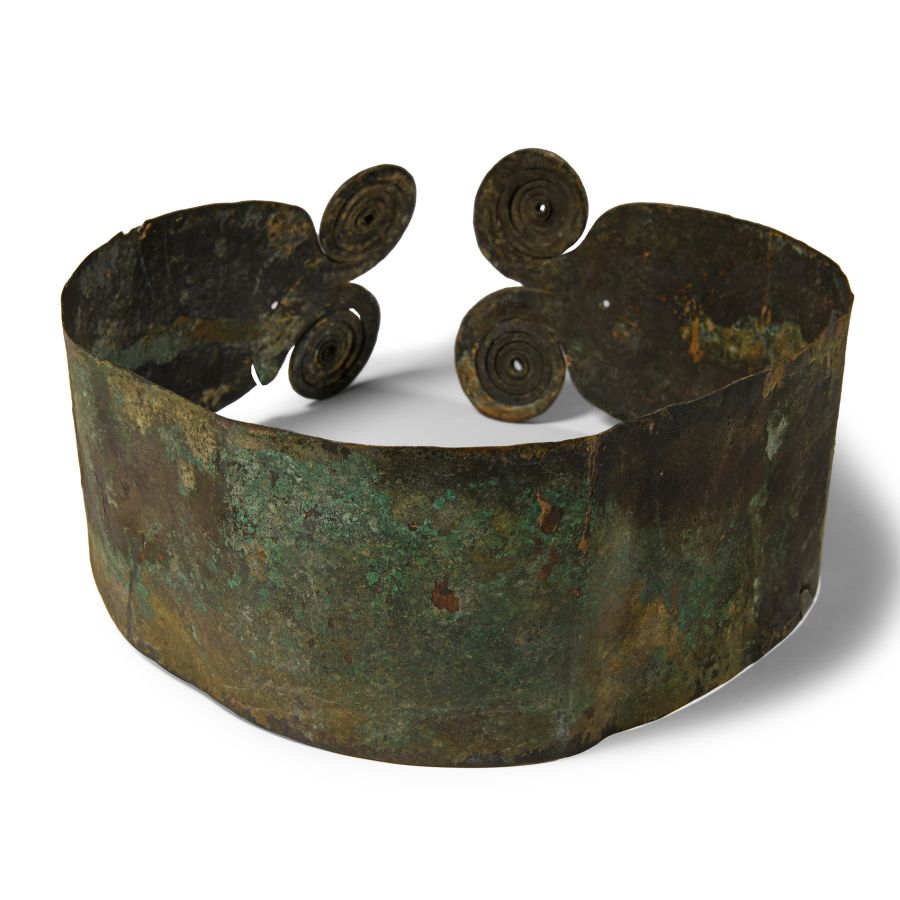 Luristan Bronze Armour Belt with Double Scroll Terminals