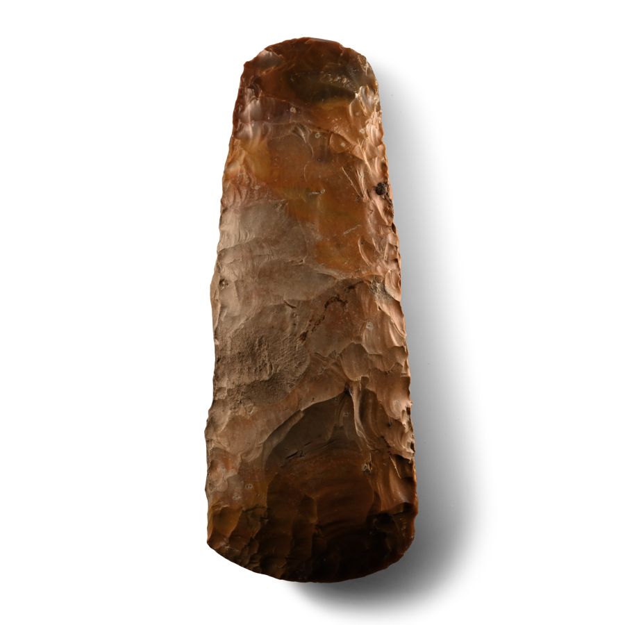 Danish Stone Age Classic Thin-Butted Axehead with Sharpened Butt