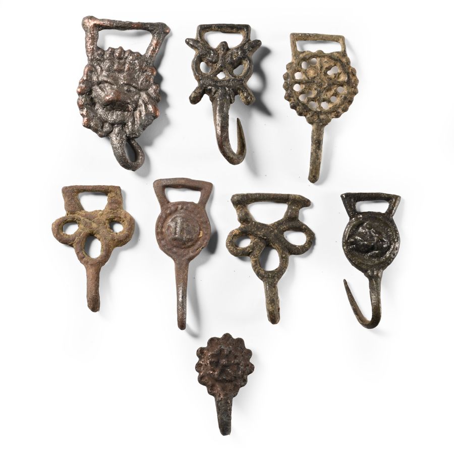Tudor Bronze Clothes Fastener Group