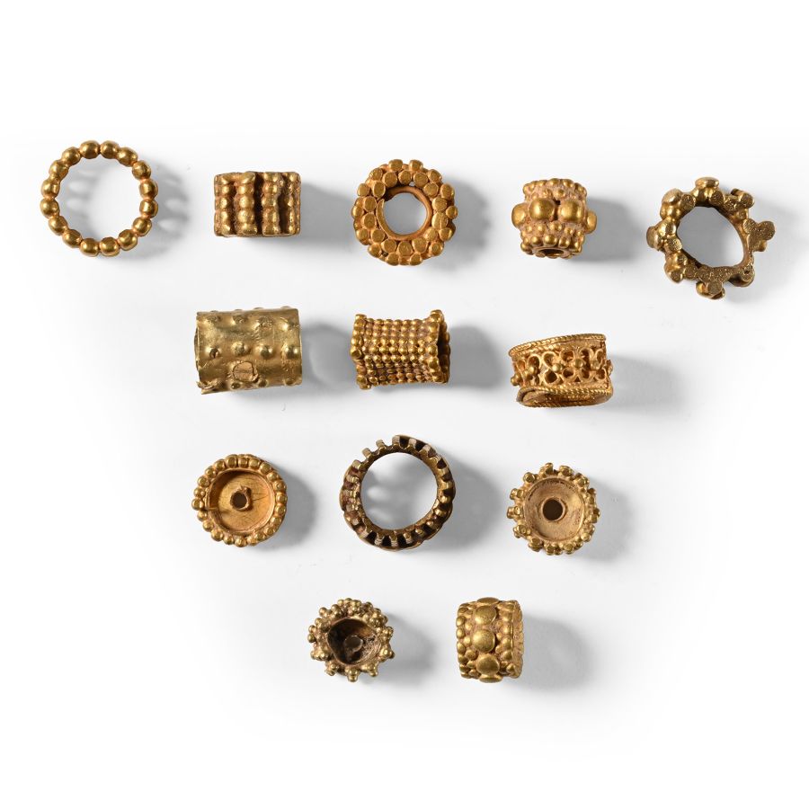 Western Asiatic Granulated Gold Bead Group