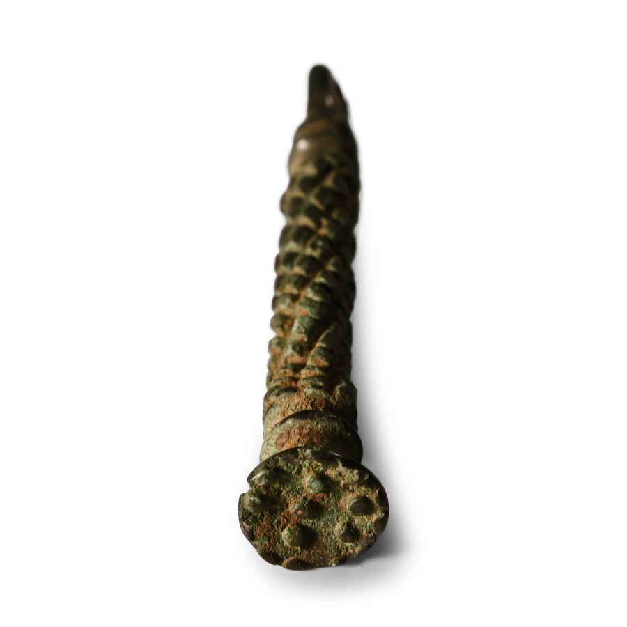 Luristan Bronze Seal with Long Handle