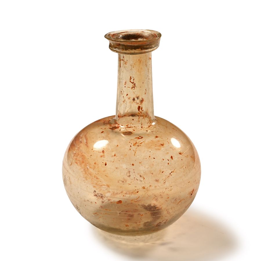 Roman Wheel-Cut Glass Vessel