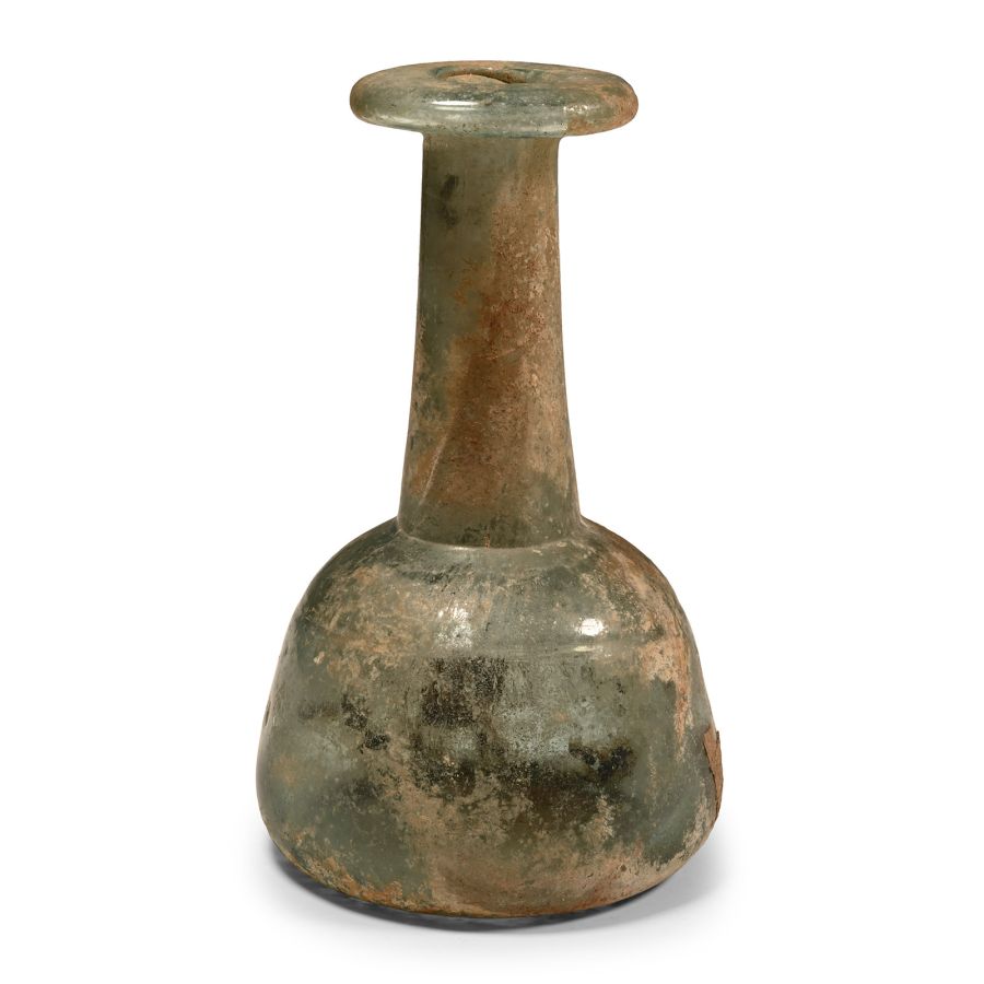 Roman Pale Blue Glass Vessel
