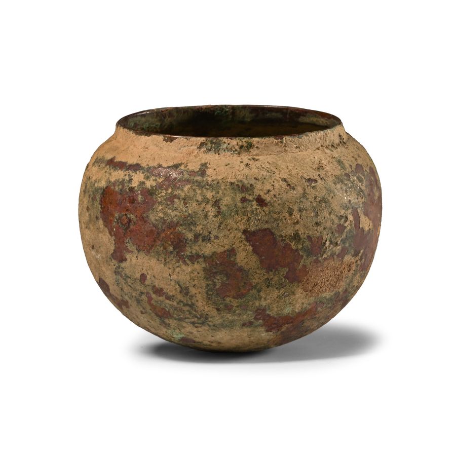 Western Asiatic Bronze Bulbous Bowl