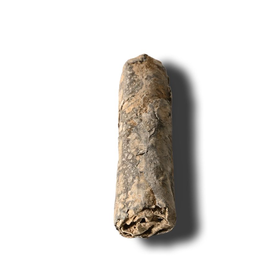 Western Asiatic Aramaic Lead Scroll with Magical Text