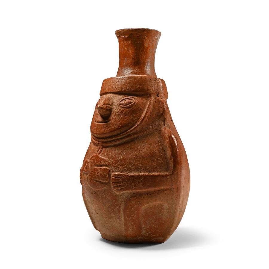 Pre-Columbian Moche Anthropomorphic Vessel