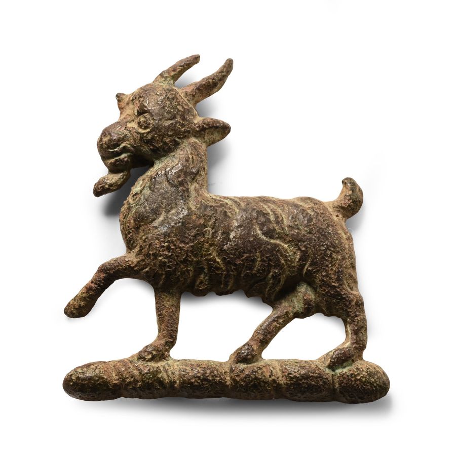 Charles I Period Bronze Goat Retainer's Badge
