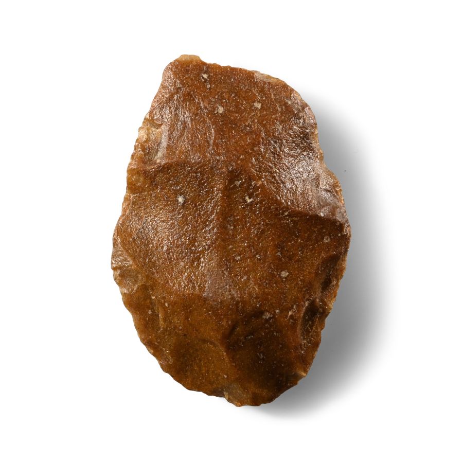 Stone Age Knapped Flint Handaxe