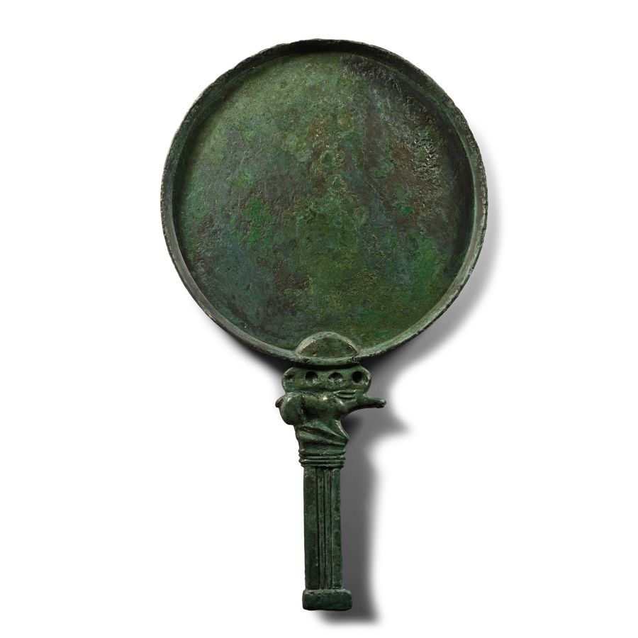 Scythian Mirror with Crouching Stag
