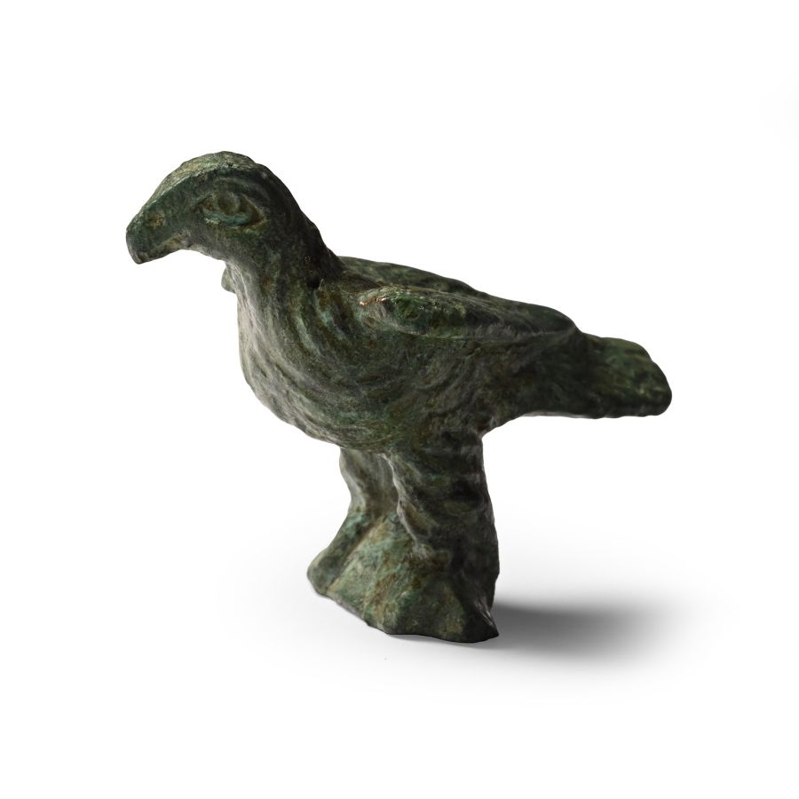 Roman Bronze Eagle Statuette