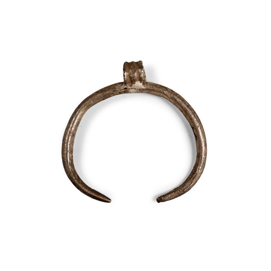 Roman Silver Lunar Pendant