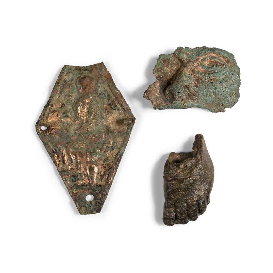 Roman Bronze Fragment Group