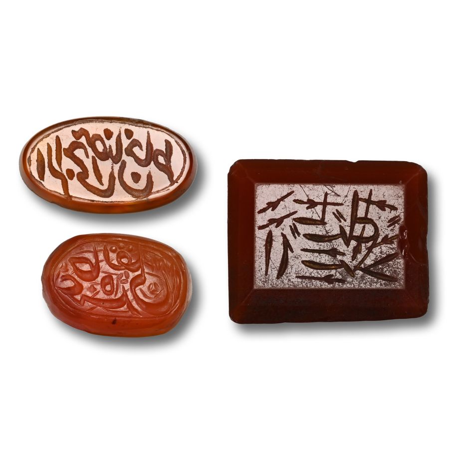 Western Asiatic Calligraphic Gemstone Group