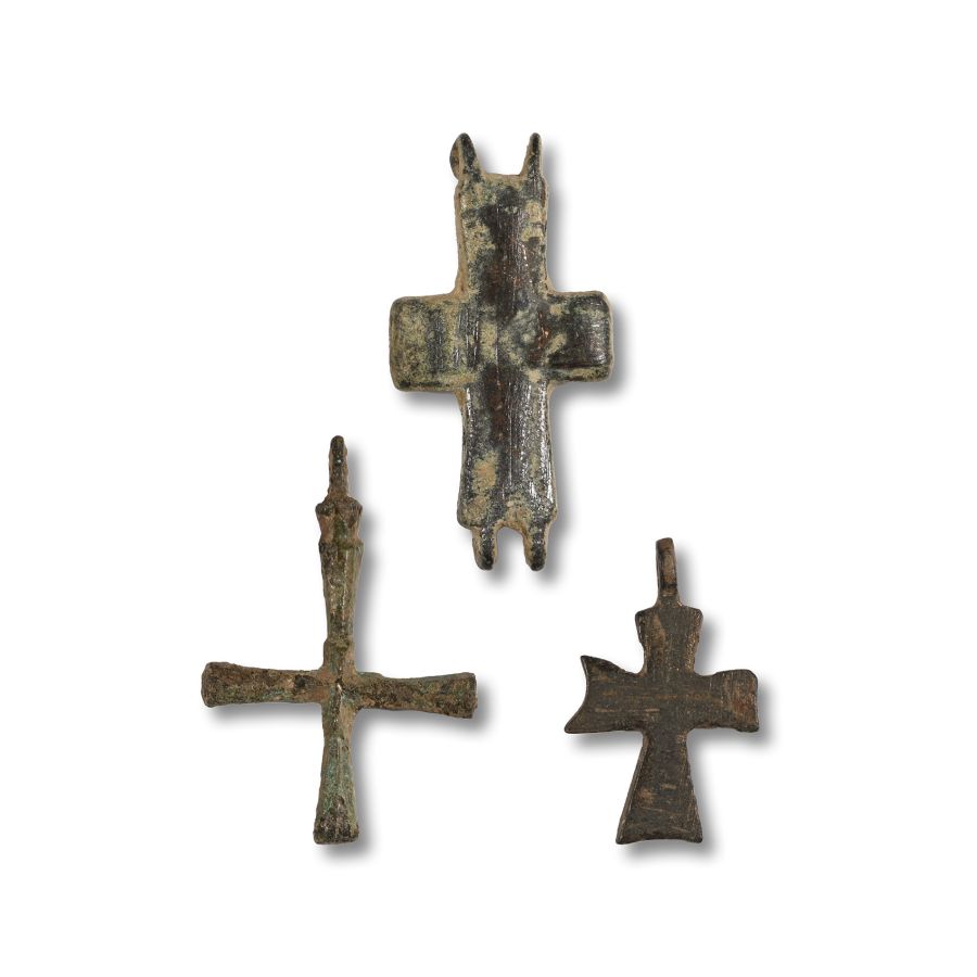 Byzantine Bronze Cross Group
