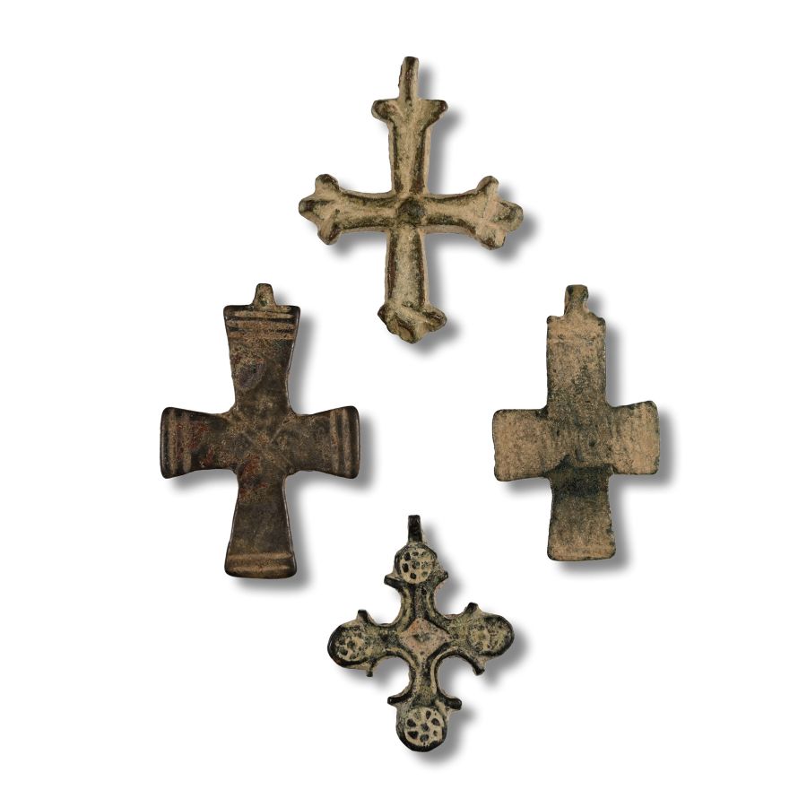 Byzantine Bronze Cross Group
