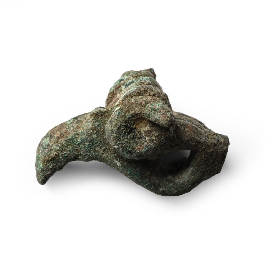 Western Asiatic Bronze Ram's Head Pendant