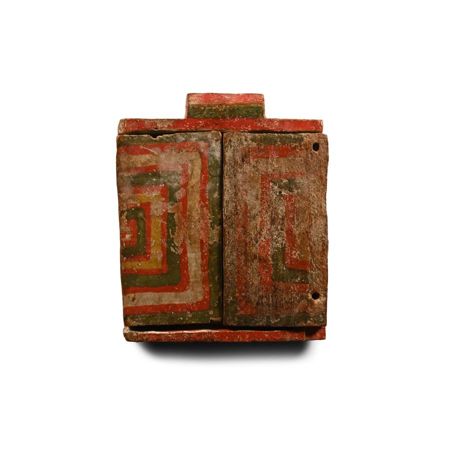 Ethiopian Folding Wooden Triptych Icon